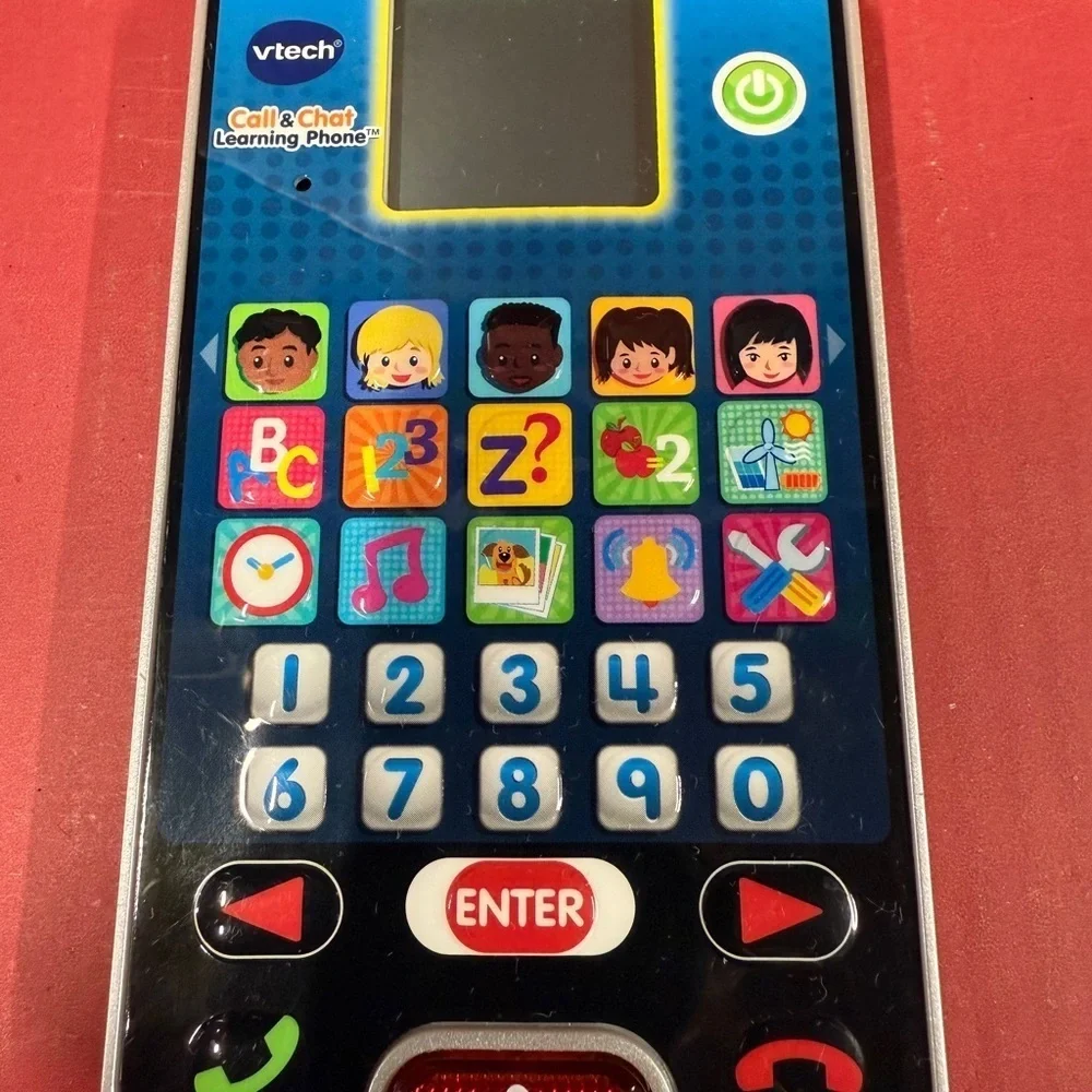 VTech Call & Chat Learning Phone - Blue